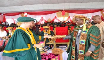 Chief Dr. Vitalis Nnamdi Ozonweke Bags Honorary Degree At Godfrey Okoye University, Enugu