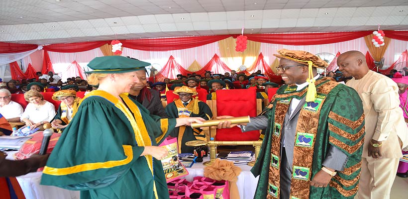 Chief Dr. Vitalis Nnamdi Ozonweke Bags Honorary Degree At Godfrey Okoye University, Enugu